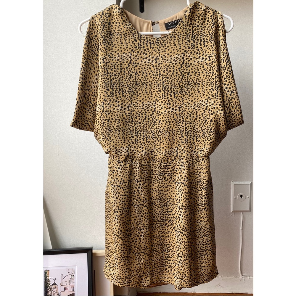 Wren exclusively for Scoop Leopard Mini Dress